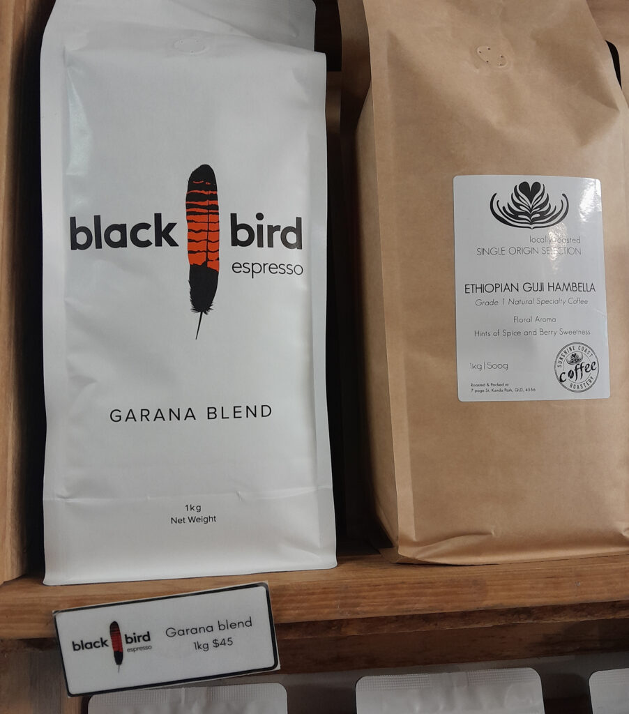 Beans for sale at Blackbird Laneway in Cairns