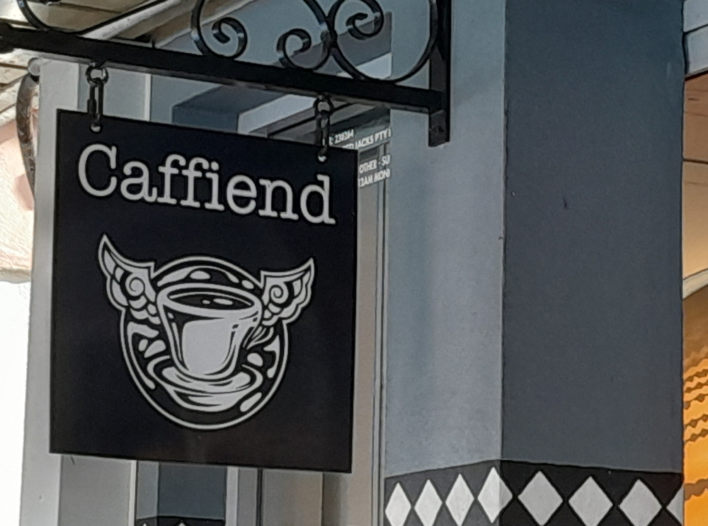 Caffiend – clever branding and good coffee in Cairns